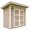 Image de Abri de Jardin Qualité Premium 3m² - L161xL294cm - Kit Tout Compris avec Sol, tuiles bitumineuses, Set de Peinture-Construction de Panneaux LP Smartside- Cabane de Jardin Timbela M901A Terra Brown