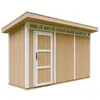Image de Abri de Jardin Qualité Premium 4m² - L161xL412cm - Kit Tout Compris avec Sol, tuiles bitumineuses, Set de Peinture-Construction de Panneaux LP Smartside- Cabane de Jardin Timbela M902 Harvest Honey