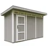 Image de Abri de Jardin Qualité Premium 4m² - L161xL412cm - Kit Tout Compris avec Sol, tuiles bitumineuses, Set de Peinture-Construction de Panneaux LP Smartside- Cabane de Jardin Timbela M902 Tundra Grey