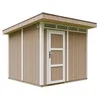 Image de Abri de Jardin Qualité Premium 6m² - L294xL279cm - Kit Tout Compris avec Sol, tuiles bitumineuses, Set de Peinture-Construction de Panneaux LP Smartside- Cabane de Jardin Timbela M903 Terra Brown