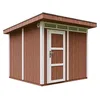 Image de Abri de Jardin Qualité Premium 6m² - L294xL279cm - Kit Tout Compris avec Sol, tuiles bitumineuses, Set de Peinture-Construction de Panneaux LP Smartside- Cabane de Jardin Timbela M903 Redwood Red