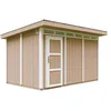 Image de Abri de Jardin Qualité Premium 9m² - L412xL279cm - Kit Tout Compris avec Sol, tuiles bitumineuses, Set de Peinture-Construction de Panneaux LP Smartside- Cabane de Jardin Timbela M904 Terra Brown
