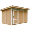 Image de Abri de Jardin Qualité Premium 9m² - L412xL279cm - Kit Tout Compris avec Sol, tuiles bitumineuses, Set de Peinture-Construction de Panneaux LP Smartside- Cabane de Jardin Timbela M904 Harvest Honey