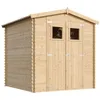 Image de Abri de Jardin en Bois - Stockage extérieur I216xL206xH218 cm/ 3.53 m2 Petit abri à Outils, Local à vélos - TIMBELA M343