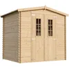Image de Abri de Jardin en Bois - Stockage extérieur I236xL226xH218 cm/ 4.33 m2 Petit abri à Outils, Local à vélos - TIMBELA M369C