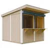 Image de Grand Stand marché avec comptoir 5,9 m2 - H240x248x305 cm - Bar Jardin, kiosque extérieur - Abri de Jardin Qualité Premium - Construction de Panneaux LP Smartside - Timbela M950-TERRA Brown