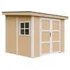 Image de Abri de Jardin Qualité Premium 5,9 m² - H231x248x294 cm - Construction de Panneaux LP Smartside - sans Plancher e paroi latérale - Timbela M938B-HARVEST Honey