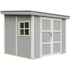 Image de Abri de Jardin Qualité Premium 5,9 m² - H231x248x294 cm - Construction de Panneaux LP Smartside - sans Plancher e paroi latérale - Timbela M938B-TUNDRA Grey