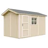 Image de Abri de Jardin Qualité Premium 8,68 m² - H252x250x412 cm - Construction de Panneaux LP Smartside - avec Un Sol et des bardeaux bitumineuxs - Timbela M914