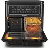 Image de Breville friteuse sans huile Flexi Halo | Four friteuse numérique | 11 L Air Fryer : 10+ personnes | Frirecuiregrillerrôtirréchauffer | 2400 W | Noir [VDF130X]