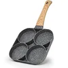 Image de joeji's Kitchen Poêle à Pancakes Blinis et 4 compartiments - Induction Antiadhésive - Poêle à crêpes, oeufs, burgers, omelettes et bien plus encore
