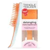 Image de Tangle Teezer Brosse à cheveux démêlante ultime, élimine les noeuds et réduit la casse, mini brosse à cheveux pour les voyages, les petites mains et tous les types de cheveux, bleu glacier et orange