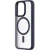 Image de Qdos - Coque  Iphone 15 Pro Magsafe Hybrid Snap Bleu