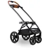 Image de Tavo Roscoe Trek châssis de poussette pour animaux, léger, pliage à une main, compatible Maeve, pour chiens & chats (Cognac)