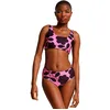 Image de Regatta Orla Kiely Maillot de bain deux pièces réversible Motif floral, motif floral rose, 32