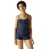 Image de Regatta - Haut de Tankini ACEANA - Femme (42 FR) (Bleu Marine/Bleu Vif)