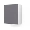 Image de Meuble haut de cuisine avec 1 porte GoodHome Stevia gris brillant L. 60 x H. 72 cm