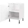 Image de Meuble bas de cuisine avec 1 porte GoodHome Stevia blanc mat l.60 x H.72 cm