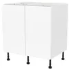 Image de Meuble bas de cuisine avec 2 portes GoodHome Stevia blanc mat l.80 x H.72 cm