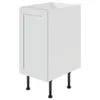 Image de Meuble bas de cuisine avec 1 porte GoodHome Ash gris mat L. 40 x H. 72 cm