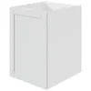 Image de Meuble bas de cuisine avec 1 porte GoodHome Ash gris mat L. 50 x H. 72 cm