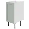 Image de Meuble bas de cuisine avec 1 porte GoodHome Ash vert sauge L. 40 x H. 72 cm