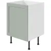 Image de Meuble bas de cuisine avec 1 porte GoodHome Ash vert sauge L. 60 x H. 72 cm