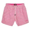 Image de Superdry Short de bain pour homme de 38 cm en matériau recyclé avec imprimé, Imprimé géométrique rose, S