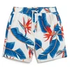 Image de Superdry pour homme. M3010232A Maillot de bain recyclé imprimé hawaïen blanc (M), Beachwear, Polister recyclé, Durable