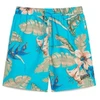 Image de Superdry pour homme. M3010232A Boxe de bain bleu à imprimé hawaïen (M), Beachwear, Polister recyclé, Durable