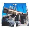 Image de Superdry Short de bain pour homme de 43,2 cm fabriqué à partir de matériaux recyclés avec impression photo, Motel Blues, L