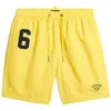 Image de Superdry Short de bain polo pour homme 17" en matériau recyclé, Jaune nautique, L