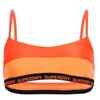Image de Superdry pour femme. W3010396A Haut de bikini bralette extensible orange (XS), Beachwear, Polister recyclé, Durable