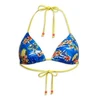 Image de Superdry pour femme. W3010397A Maillot de bain triangle avec bretelles bleues (S), Beachwear, Polister recyclé, Durable