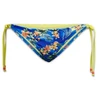 Image de Superdry pour femme. W3010404A Bas de bikini bleu avec attaches latérales (L), Beachwear, Polister recyclé, Durable