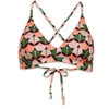 Image de Superdry pour femme. W3010407A Maillot de bain triangle avec bretelles croisées multicolores (XS), Beachwear, Polister recyclé, Durable