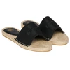Image de Superdry pour femme. WF310223A Espadrilles en toile noire (38), Tissu, Plat, Aucun, Casuel