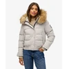 Image de Superdry pour femme. W5011785A Veste bombardier Everest gris (XL), Casuel, Polister recyclé, Durable
