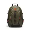 Image de Superdry pour femme. W9110391A Sac à dos en toile avec broderie verte (OSFA), Casuel, Polyester