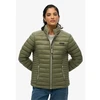 Image de Superdry pour femme. W5011835A Veste Fuji verte (XS), Casuel, Polyester
