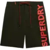 Image de Superdry pour homme. M3010238A Maillot de bain classique vert (L), Beachwear, Polister recyclé, Durable