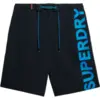 Image de Superdry pour homme. M3010238A Maillot de bain classique marine (M), Beachwear, Polister recyclé, Durable