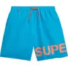 Image de Superdry pour homme. M3010244A Maillot de bain graphique bleu (S), Beachwear, Polister recyclé, Durable