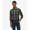 Image de Superdry pour homme. M4011047A Chemise marine Lumberjack (S), Casuel, Coton, Manche longue