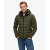Image de Superdry pour homme. M5012293A Veste hybride Storm verte (XXL), Casuel, Polister recyclé, Durable