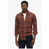 Image de Superdry pour homme. M4011047A Chemise de bûcheron rouge (L), Casuel, Coton, Manche longue