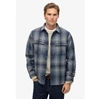 Image de Superdry pour homme. M4011050A Surchemise bleue Miller (XXL), Casuel, Coton, Manche longue