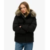 Image de Superdry pour femme. W5011929A Everest 5 Baffle Puffer Jacket noir (L), Casuel, Polister recyclé, Durable