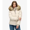 Image de Superdry pour femme. W5011929A Manteau Everest Five Baffle beige (M), Casuel, Polister recyclé, Durable