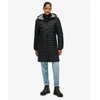 Image de Superdry pour femme. W5011972A Veste Fuji Lite Mid Padded Hood noir (M), Casuel, Nylon